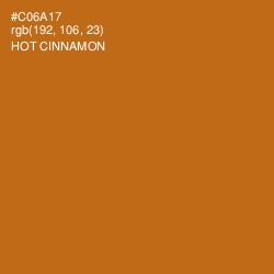 #C06A17 - Hot Cinnamon Color Image