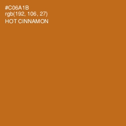 #C06A1B - Hot Cinnamon Color Image