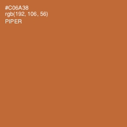 #C06A38 - Piper Color Image