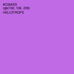 #C06AE5 - Heliotrope Color Image