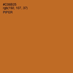 #C06B25 - Piper Color Image