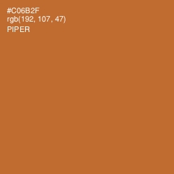 #C06B2F - Piper Color Image