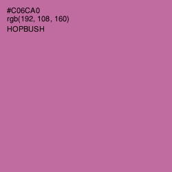 #C06CA0 - Hopbush Color Image