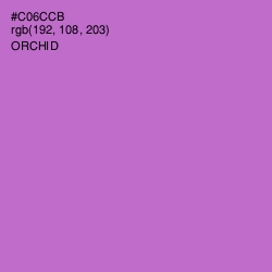 #C06CCB - Orchid Color Image