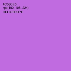 #C06CE0 - Heliotrope Color Image