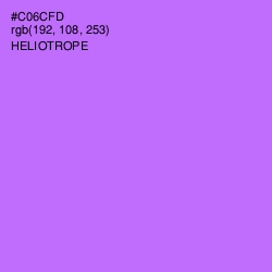 #C06CFD - Heliotrope Color Image