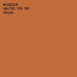 #C06D3B - Piper Color Image