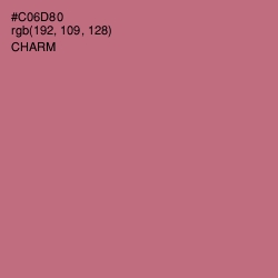 #C06D80 - Charm Color Image