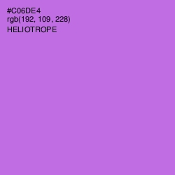 #C06DE4 - Heliotrope Color Image