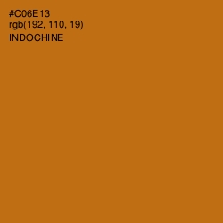 #C06E13 - Indochine Color Image