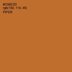 #C06E2D - Piper Color Image