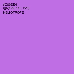 #C06EE4 - Heliotrope Color Image