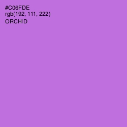 #C06FDE - Orchid Color Image