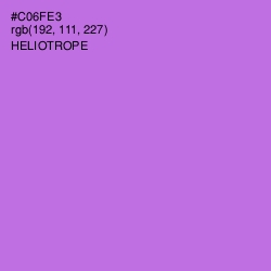 #C06FE3 - Heliotrope Color Image