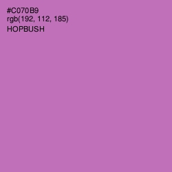 #C070B9 - Hopbush Color Image