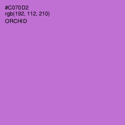 #C070D2 - Orchid Color Image