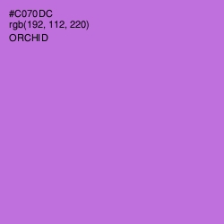 #C070DC - Orchid Color Image