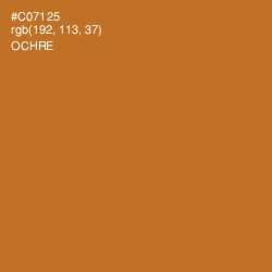 #C07125 - Ochre Color Image