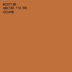 #C0713B - Ochre Color Image