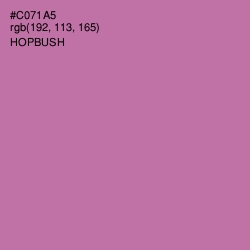 #C071A5 - Hopbush Color Image