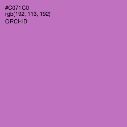 #C071C0 - Orchid Color Image