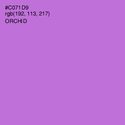 #C071D9 - Orchid Color Image