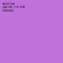 #C071DA - Orchid Color Image