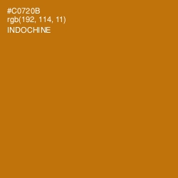 #C0720B - Indochine Color Image