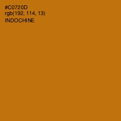 #C0720D - Indochine Color Image