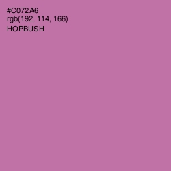 #C072A6 - Hopbush Color Image