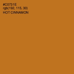 #C0731E - Hot Cinnamon Color Image