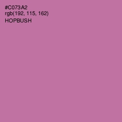 #C073A2 - Hopbush Color Image