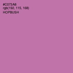 #C073A8 - Hopbush Color Image