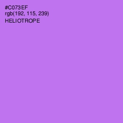 #C073EF - Heliotrope Color Image