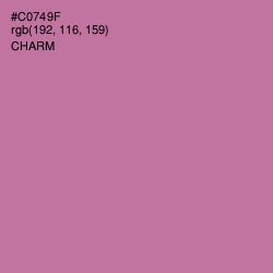 #C0749F - Charm Color Image