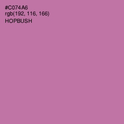 #C074A6 - Hopbush Color Image