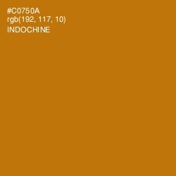 #C0750A - Indochine Color Image