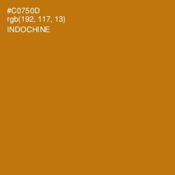 #C0750D - Indochine Color Image