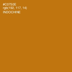 #C0750E - Indochine Color Image