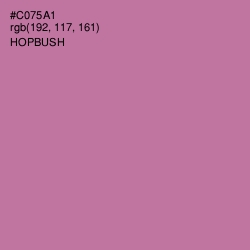 #C075A1 - Hopbush Color Image