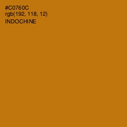 #C0760C - Indochine Color Image