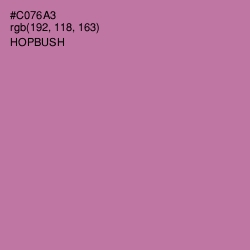 #C076A3 - Hopbush Color Image