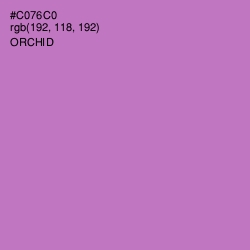 #C076C0 - Orchid Color Image