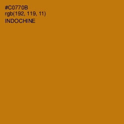 #C0770B - Indochine Color Image