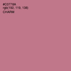 #C0778A - Charm Color Image