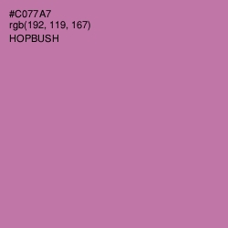 #C077A7 - Hopbush Color Image