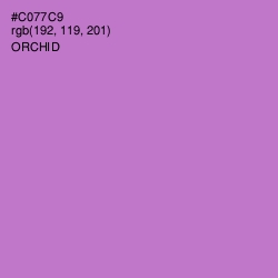 #C077C9 - Orchid Color Image