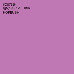 #C078B4 - Hopbush Color Image