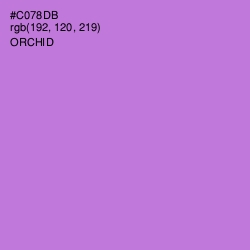 #C078DB - Orchid Color Image