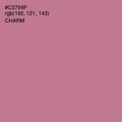 #C0798F - Charm Color Image